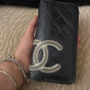 Chanel Cambon Lambskin Long Wallet